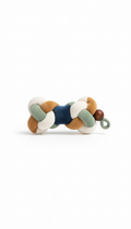 Soft designer plush dog comfort toy